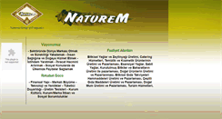 Desktop Screenshot of naturem.com.tr